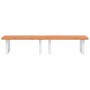 Estante de lavabo de pared de acero y madera maciza de haya by , bathroom vanities - Ref: Foro24-3302452, Price: 149,42 €, Di...