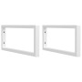 Estante de lavabo de pared de acero y madera maciza de haya by , bathroom vanities - Ref: Foro24-3302452, Price: 149,42 €, Di...