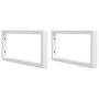 Estante de lavabo de pared de acero y madera maciza de haya by , bathroom vanities - Ref: Foro24-3302452, Price: 141,22 €, Di...