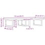 Estante de lavabo de pared de acero y madera maciza de haya by , bathroom vanities - Ref: Foro24-3302452, Price: 149,42 €, Di...