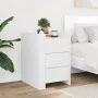 Mesita de noche madera de ingeniería blanco 45x50x65 cm de , Mesitas de noche - Ref: Foro24-848304, Precio: 75,90 €, Descuent...