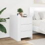 Nachttisch aus weißem Ingenieurholz 45x50x65 cm von , Nachttische - Ref: Foro24-848304, Preis: 76,94 €, Rabatt: %