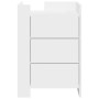 Nachttisch aus weißem Ingenieurholz 45x50x65 cm von , Nachttische - Ref: Foro24-848304, Preis: 76,94 €, Rabatt: %