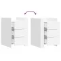 Mesita de noche madera de ingeniería blanco 45x50x65 cm de , Mesitas de noche - Ref: Foro24-848304, Precio: 75,90 €, Descuent...