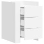 Nachttisch aus weißem Ingenieurholz 45x50x65 cm von , Nachttische - Ref: Foro24-848304, Preis: 76,94 €, Rabatt: %