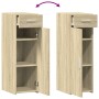 Aparador madera de ingeniería roble Sonoma 30x42,5x93 cm by , Sideboards - Ref: Foro24-846273, Price: 78,19 €, Discount: %