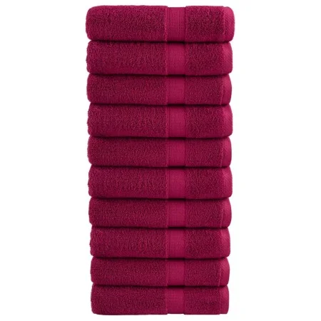 Duschhandtücher SOLUND 10 Stück Bordeaux 70x140 cm 600 g/m² von , Handtücher - Ref: Foro24-137214, Preis: 111,36 €, Rabatt: %