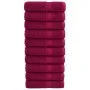 Duschhandtücher SOLUND 10 Stück Bordeaux 70x140 cm 600 g/m² von , Handtücher - Ref: Foro24-137214, Preis: 111,36 €, Rabatt: %