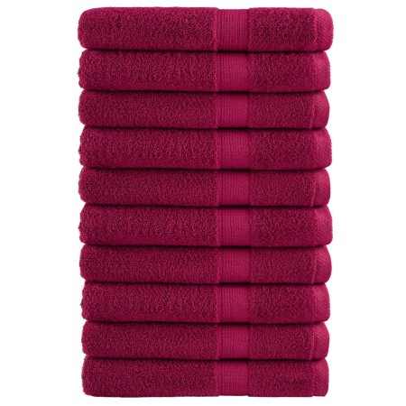Premium-Handtücher SOLUND, 10 Stück, Bordeaux, 100x200 cm, 600 g/m². von , Handtücher - Ref: Foro24-137223, Preis: 243,79 €, ...