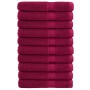 Premium-Handtücher SOLUND, 10 Stück, Bordeaux, 100x200 cm, 600 g/m². von , Handtücher - Ref: Foro24-137223, Preis: 243,79 €, ...