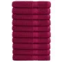 Toallas premium SOLUND 10 unidades burdeos 100x200 cm 600 gsm by , Towels - Ref: Foro24-137223, Price: 229,59 €, Discount: %
