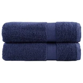 Toallas de baño SOLUND 2 uds azul marino 100x150 cm 600 gsm by , Towels - Ref: Foro24-137263, Price: 43,27 €, Discount: %