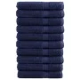 Toallas de sauna SOLUND 10 uds azul marino 80x200 cm 600 gsm de , Toallas - Ref: Foro24-137268, Precio: 172,52 €, Descuento: %