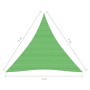 HDPE sail awning light green 160 g/m² 4x4x4 m by vidaXL, Umbrellas - Ref: Foro24-311313, Price: 24,96 €, Discount: %