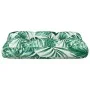 Cojín para palés tela estampado de hojas 50x40x12 cm de , Cojines para sillas y sofás - Ref: Foro24-360547, Precio: 21,59 €, ...