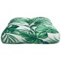 Cojín para palés tela estampado de hojas 50x40x12 cm von , Kissen für Stühle und Sofas - Ref: Foro24-360547, Preis: 21,96 €, ...