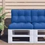 Cojín para sofá de palets de tela azul 50x40x12 cm by , Cushions for chairs and sofas - Ref: Foro24-360545, Price: 19,54 €, D...