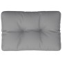 Cojín para sofá de palets tela gris 60x40x12 cm by , Cushions for chairs and sofas - Ref: Foro24-360558, Price: 28,44 €, Disc...