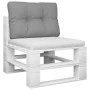 Cojín para sofá de palets tela gris 60x40x12 cm von , Kissen für Stühle und Sofas - Ref: Foro24-360558, Preis: 26,10 €, Rabat...