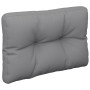 Cojín para sofá de palets tela gris 60x40x12 cm by , Cushions for chairs and sofas - Ref: Foro24-360558, Price: 28,44 €, Disc...