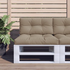 Kissen für Paletten aus grauem Taupe-Stoff 70x40x12 cm von , Kissen für Stühle und Sofas - Ref: Foro24-360587, Preis: 25,41 €...