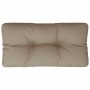 Cojín para palets de tela gris taupé 70x40x12 cm by , Cushions for chairs and sofas - Ref: Foro24-360587, Price: 26,70 €, Dis...
