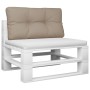 Cojín para palets de tela gris taupé 70x40x12 cm by , Cushions for chairs and sofas - Ref: Foro24-360587, Price: 26,70 €, Dis...