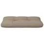 Kissen für Paletten aus grauem Taupe-Stoff 70x40x12 cm von , Kissen für Stühle und Sofas - Ref: Foro24-360587, Preis: 26,16 €...