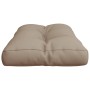 Cojín para palets de tela gris taupé 70x40x12 cm by , Cushions for chairs and sofas - Ref: Foro24-360587, Price: 26,70 €, Dis...