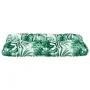 Cojín para palés tela estampado de hojas 70x40x12 cm de , Cojines para sillas y sofás - Ref: Foro24-360591, Precio: 22,17 €, ...