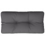 Cojín para sofá de palets tela gris antracita 80x40x12 cm by , Cushions for chairs and sofas - Ref: Foro24-360601, Price: 31,...