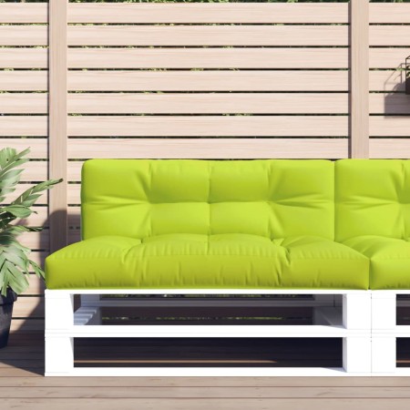 Cojín para sofá de palets de tela verde claro 120x40x12 cm de , Cojines para sillas y sofás - Ref: Foro24-360634, Precio: 27,...