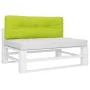 Light green fabric cushion for a pallet sofa 120x40x12 cm by , Cushions for chairs and sofas - Ref: Foro24-360634, Price: 26,...