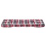Kissen für Palettensofa, kariertes rotes Gewebe, 120x40x12 cm. von , Kissen für Stühle und Sofas - Ref: Foro24-360636, Preis:...
