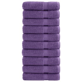Toallas de ducha SOLUND 10 unidades morado 70x140 cm 600 gsm by , Towels - Ref: Foro24-137358, Price: 116,43 €, Discount: %
