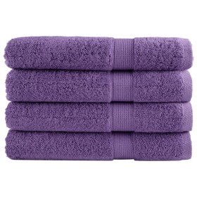 Premium-Handtücher SOLUND, 4 Stück, lila, 100x200 cm, 600 g/m². von , Handtücher - Ref: Foro24-137366, Preis: 101,26 €, Rabat...