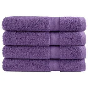Toallas premium SOLUND 4 unidades morado 100x200 cm 600 gsm by , Towels - Ref: Foro24-137366, Price: 95,65 €, Discount: %