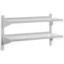 Estante de pared acero inoxidable plateado 100x40x60 cm de , Estantes y estanterías - Ref: Foro24-30309, Precio: 82,00 €, Des...