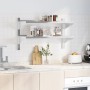 Estante de pared acero inoxidable plateado 100x40x60 cm by , Shelves and shelves - Ref: Foro24-30309, Price: 81,40 €, Discoun...