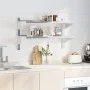 Estante de pared acero inoxidable plateado 100x40x60 cm de , Estantes y estanterías - Ref: Foro24-30309, Precio: 82,00 €, Des...