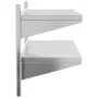 Estante de pared acero inoxidable plateado 100x40x60 cm de , Estantes y estanterías - Ref: Foro24-30309, Precio: 82,00 €, Des...