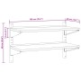 Estante de pared acero inoxidable plateado 100x40x60 cm by , Shelves and shelves - Ref: Foro24-30309, Price: 81,40 €, Discoun...
