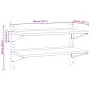 Estante de pared acero inoxidable plateado 100x40x60 cm de , Estantes y estanterías - Ref: Foro24-30309, Precio: 82,00 €, Des...