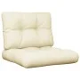 Cojines para sofá de palets 2 unidades tela crema by , Cushions for chairs and sofas - Ref: Foro24-360669, Price: 52,07 €, Di...