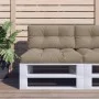 Cojines para palets 2 unidades tela gris taupé by , Cushions for chairs and sofas - Ref: Foro24-360697, Price: 60,10 €, Disco...