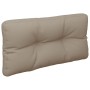 Palettenkissen, 2 Stück, grauer Taupé-Stoff. von , Kissen für Stühle und Sofas - Ref: Foro24-360697, Preis: 63,13 €, Rabatt: %