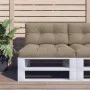 Palettenkissen, 2 Stück, grauer Taupé-Stoff. von , Kissen für Stühle und Sofas - Ref: Foro24-360719, Preis: 74,69 €, Rabatt: %
