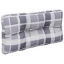 Cojines para palets 2 unidades tela a cuadros gris by , Cushions for chairs and sofas - Ref: Foro24-360725, Price: 56,41 €, D...