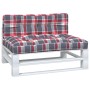 Palettenkissen, 2 Stück, rotes Karomuster-Stoff von , Kissen für Stühle und Sofas - Ref: Foro24-360746, Preis: 63,74 €, Rabat...