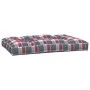 Palettenkissen, 2 Stück, rotes Karomuster-Stoff von , Kissen für Stühle und Sofas - Ref: Foro24-360746, Preis: 63,07 €, Rabat...